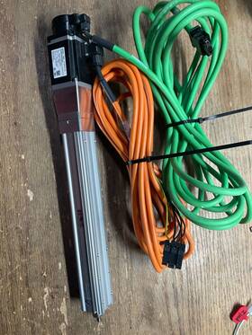 R88m-1m10030t-s2 Smc Ley16dac-150c Linear Slide Actuator With Omron Servo Motor