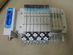 Sy3300t-5nz1 Smc Sy3300t-5nz 204-1683-0 12-slot Pneumatic Manifold Solenoid Ex260-sil1 I/o