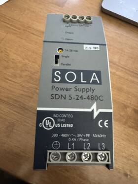 5-25-480c Sola Sdn Power Supply