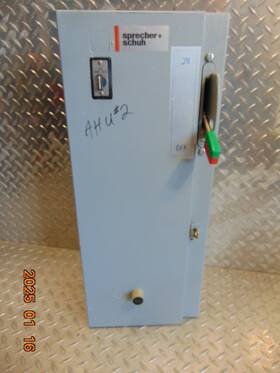Cat7-9-120-md-f61g7 Sprecher & Schuh And Starter 3hp 460v 3-phase