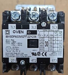 8910dpa33v02y122y236 Square D Schneider Electric 40a 120v Coil