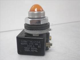 Cl9001km1 Square D Amber Pilot Light Module Ser. A Used And Tested