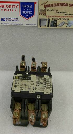 Dpa43 Square D Sq. /class 8910 Type Ser A Form E/ Res. Rating 50a H30e/600va/us 36d2
