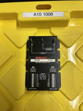 Rs4a32 Ssac Inc Part No. Timer Voltage 120vac Used