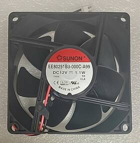 Ee80251b3-000c-a99 Sunon F5a03x 80mm X 25mm Fan Dc12v 1.1w 2 Wire