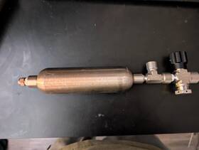 316l-50df-4-150-t Swagelok Stainless Steel High Pressure Cylinder With Fittings