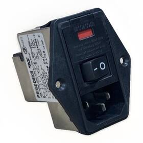 Pe0s0dsxb Te Corcom Filtered Iec Power Entry Module 10a 250vac 2-pole