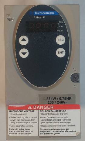 Atv31h055m2 Telemecanique Used Altivar 31 Inverter