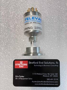2-2126-001 Televac Thermocouple Gauge Model 2a Vacuum