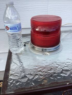 8241228r Tomar Strobe Light Red Mini Max Ii 802 110 Clean Free Shipping