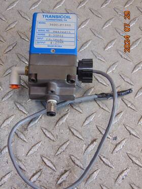 360c-p130d Transicoil Pressure Transducer Range 0-30 Psi