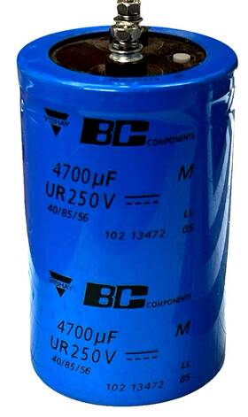 021347205 Vishay Bc Componets Components 4700uf Ur 250v Capacitor