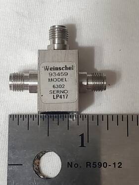 6302 Weinschel Coaxial One-to-two Power Splitter