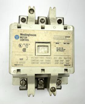 A900m3db Westinghouse Motor Control Model J Size 3
