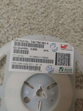 744765062a Wurth Elektronik 3000pcs New Fixed Ind 6.2nh 760ma 83 Mohm Smd
