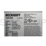 Used & Tested Beckhoff C6030-0060 Industrial Pc Controller. Fixed Price $1060.00.