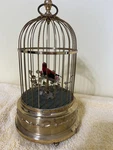 Antique Karl Griebaum Signing Bird Cage Music Box Automation (see Video). Fixed Price $770.00.
