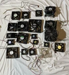 Lot Of Pc Cooling Fans Intel Amd Cooler Master Sunon 80MM 120MM Cpu Case. Fixed Price $30.00.