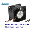 **new** 1X Delta 60MM 4-PIN Pwm Fan 12V 60X38MM AFC0612DE 66CFM Hi-speed. Fixed Price $15.95.