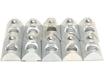 Lot Of 10 80/20 13034 M8 Slide T-nut With Ball Spring, 15 And 40 Series. Fixed Price $40.00.
