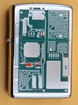 Zippo Lighter 2007 Printed Circuit Board, Video Graphic Adaptor Card, New Box. Fixed Price $68.88.