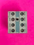 Siemens 3RH1921-1FA31 Auxiliary Contact Block, 4-POLE, 3NO+1NC, Top Mount New. Fixed Price $17.00.