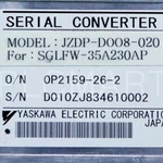 (used) Yaskawa JZDP-D008-020 Converter Free "fedex" Intl' Shipping!. Fixed Price $95.00.