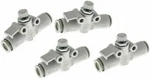 (14) Smc AS2052F-08 Flow Controllers 8MM Tube Inlet Outlet Ports. Fixed Price $139.99.