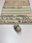 6 Pieces- NL523W01-004 Crl Insulator Ceramic 1/2 X 3/8. Fixed Price $30.00.