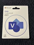 Microsoft Visio 2021 Professional Sealed Card User Retail New Lifetime. Fixed Price $31.48.