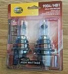 Hella 9004 100/80WTB Twin Blister High Wattage Bulbs, 12V, Pack. Fixed Price $8.54.
