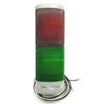 Edwards Signaling 102PMBS-N5 Triliptical Stack Light Solid Green Strobe Red 120V. Fixed Price $150.00.