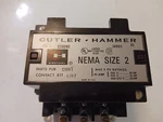 Cutler-hammer C10DN3 Contactor, Size 2, Pole, 120V Coil, Series A1, Open. Fixed Price $105.00.