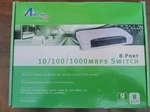 Airlink 101 Port 10/100 Powe Ethernet Switch AGIGA8SW-B. Fixed Price $12.00.