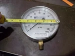 Weksler EA14C Pressure Gauge 0-100 Psig 1/4" Npt 4.5" Face (307-3). Fixed Price $25.00.