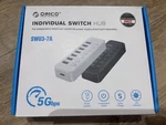 Orico SWU3-7A 7-PORT High-speed Usb 3.0 Split Control Hub. Fixed Price $14.97.