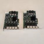Adlink PCIE-GIE64+ 4-CHANNEL Frame Grabber Card Power Over Ethernet Lot Of 2. Fixed Price $115.00.