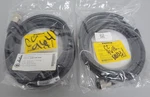 Lot Of Turck Sensor Cables Rkm 34-3M/S4000 UX06951, 7/8" 3M, 600V 21A (B601). Fixed Price $40.00.