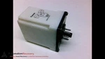 Furnas 46PT18A01, Timer Relay, 1.8 To 180 Second #205093. Fixed Price $22.50.