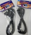 2 Pack Power Cord 6FT Narrow Panasonic Type Cable Replacement For Electronics. Fixed Price $14.95.