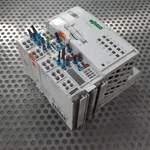 Wago 750-8202 PFC200 Controller With Modules: 750-1506 & 750-600. Fixed Price $325.25.
