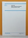 Yokogawa AQ6370D-02EN 1ST Edition Optical Spectrum Analyzer Starter Guide Manual. Fixed Price $49.99.