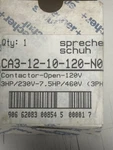 Sprecher + Schuh CA3-23-10-120-N0 Contactor 120V Coil Ak. Fixed Price $35.00.