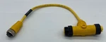 Allen-bradley 110-0014-00 Rev.g T-connector Cable, Female-male Ends, 4-PIN. Fixed Price $55.60.