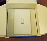 Lutron FOMX-1B-SL-WH Grafik 36V 1-BUTTON Wallstation With Status Led Switch. Fixed Price $84.99.