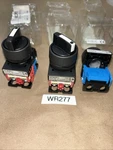 (3) New Fuji (2) Selector Switch AR22PR-2 & (1) Red Push Button AR22FOR-1DR. Fixed Price $50.00.