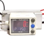 Smc PFMC7501-N04-B 2-COLOR Digital Flow Switch For Air Used.. Fixed Price $120.00.