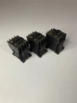 Three (3) General Electric - Magnetic Contactors CR4RA 600V 20A (used). Fixed Price $39.99.