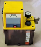 Chiba YMGP-201FW-T3 Lubricator, 1.3AC 110V 150W, 15KG/CM Discharge Pressure. Fixed Price $280.00.
