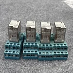 Lot Of - Finder 55.34.8.120.0030 7A 24VDC Relay W/94.74 Base Unit Used. Fixed Price $34.99.